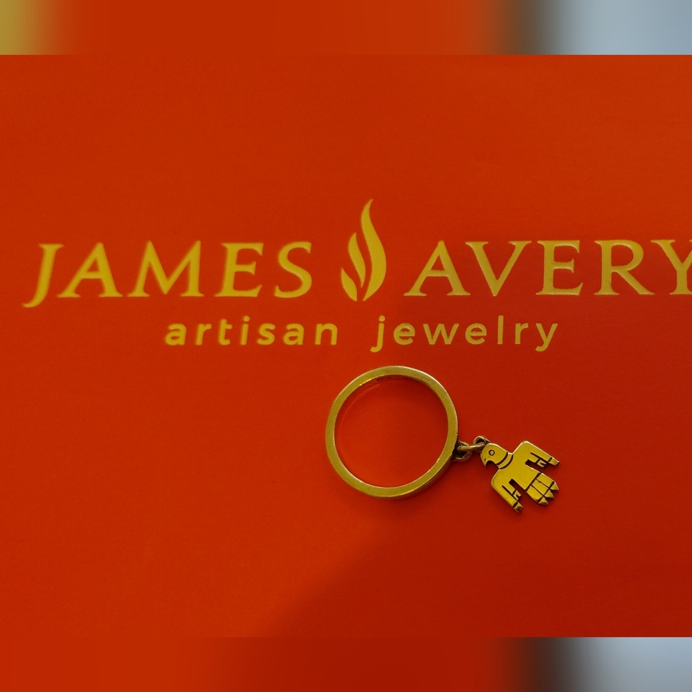 ♥️James Avery"Camp Mystic" Extremely RARE Phoenix🐦‍🔥Bird charm dangle ring